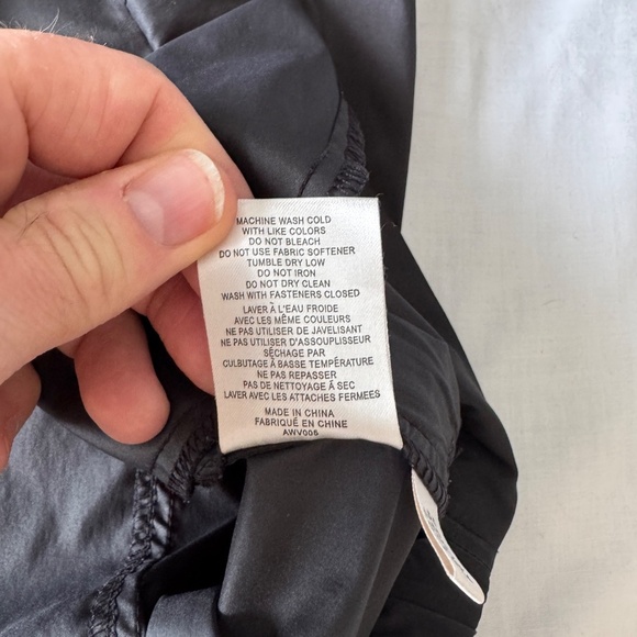 Adidas Men's Outdoor Long Sleeve Pullover Windbreaker Golf Jacket Black Large - Picture 10 of 16